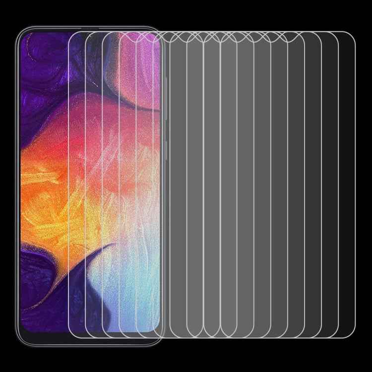 100 PCS 0.26mm 9H 2.5D Tempered Glass Film for Galaxy A50