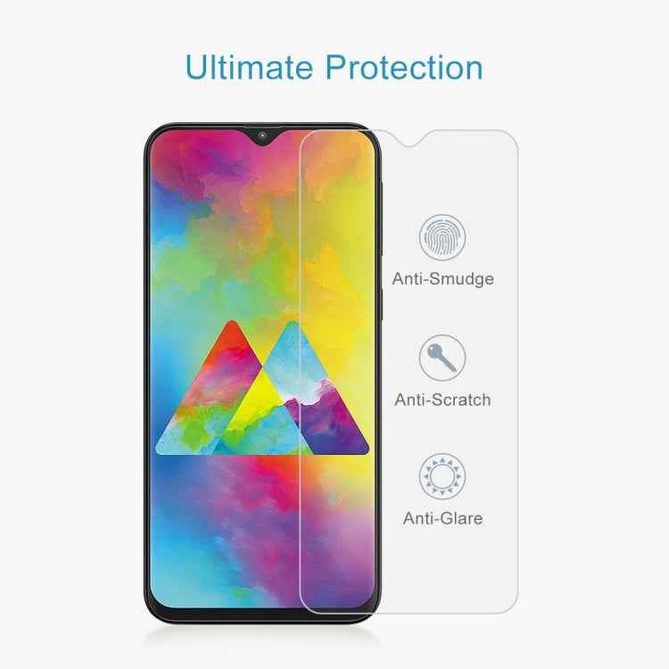 100 PCS 0.26mm 9H 2.5D Tempered Glass Film for Galaxy M20