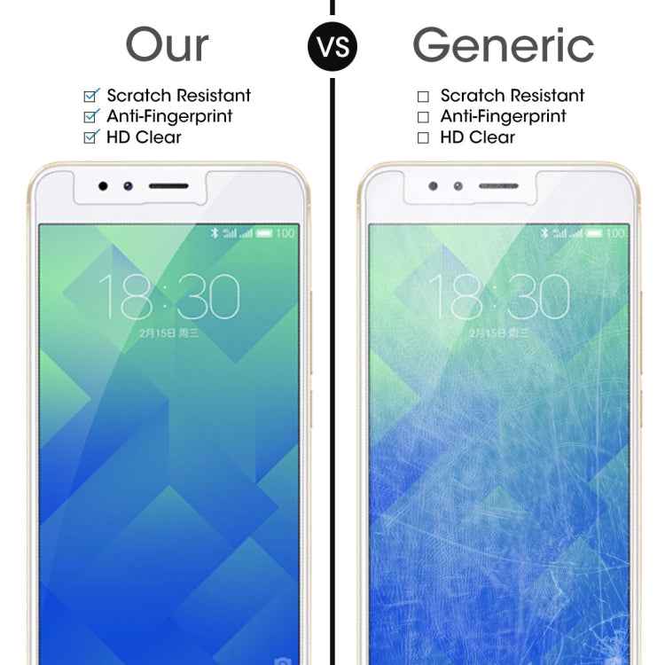9H 2.5D Tempered Glass Film for Meizu M5S