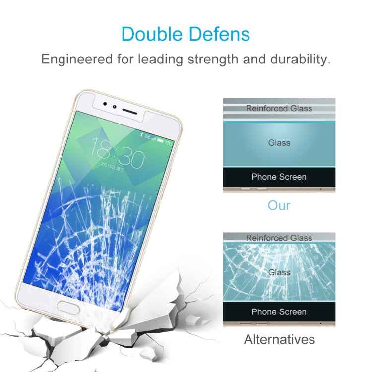 9H 2.5D Tempered Glass Film for Meizu M5S
