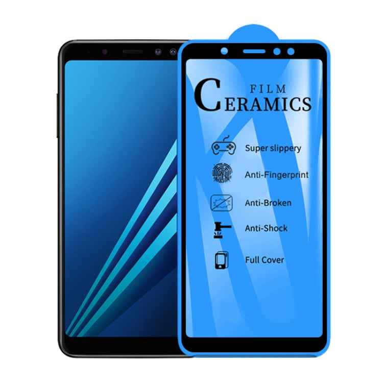 2.5D Full Glue Full Cover Ceramics Film for Galaxy A8 (2018)