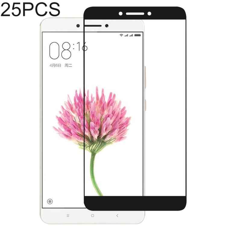 25 PCS Full Glue Full Cover Screen Protector Tempered Glass film for Xiaomi Mi Max