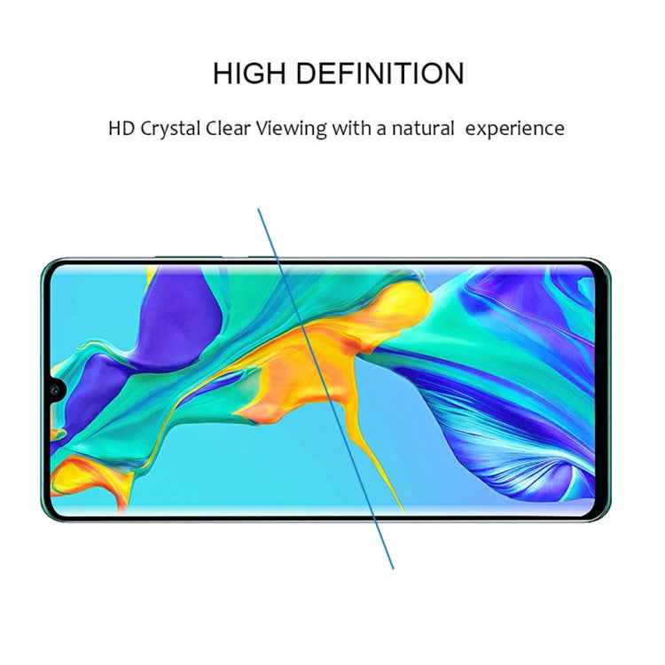 Edge Glue 3D Curved Edge Full Screen Tempered Glass Film for Huawei P30 Pro