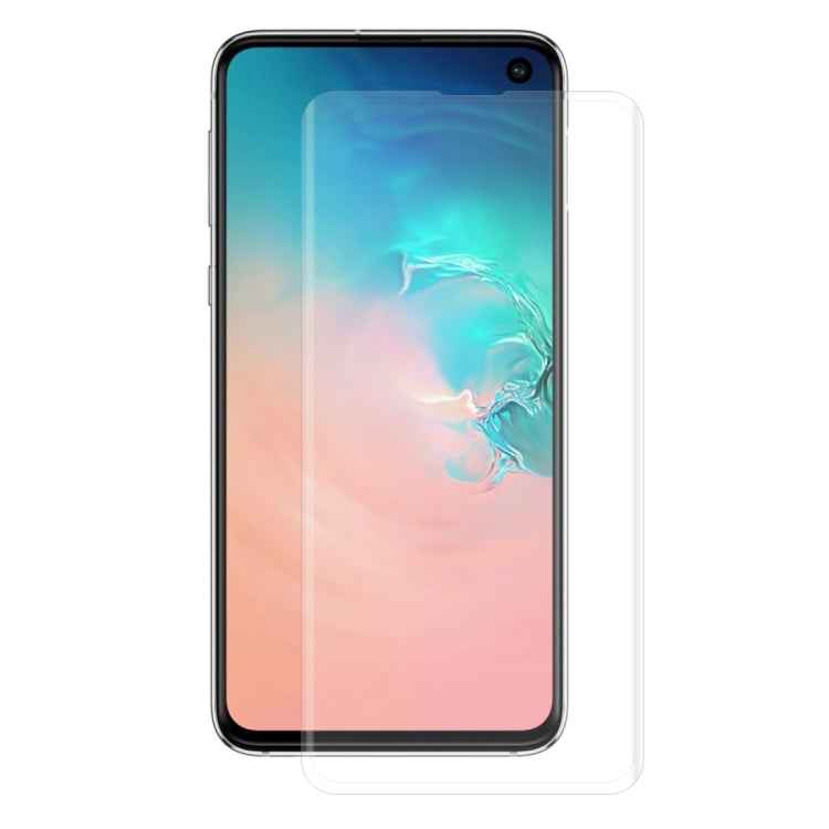 25 PCS Edge Glue 3D Curved Edge Full Screen Tempered Glass Film for Galaxy S10+