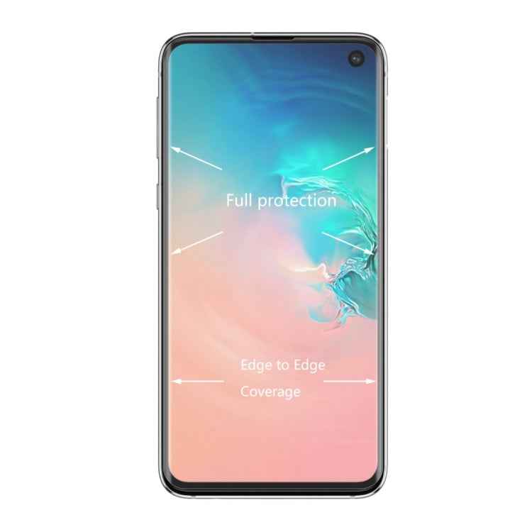25 PCS Edge Glue 3D Curved Edge Full Screen Tempered Glass Film for Galaxy S10+