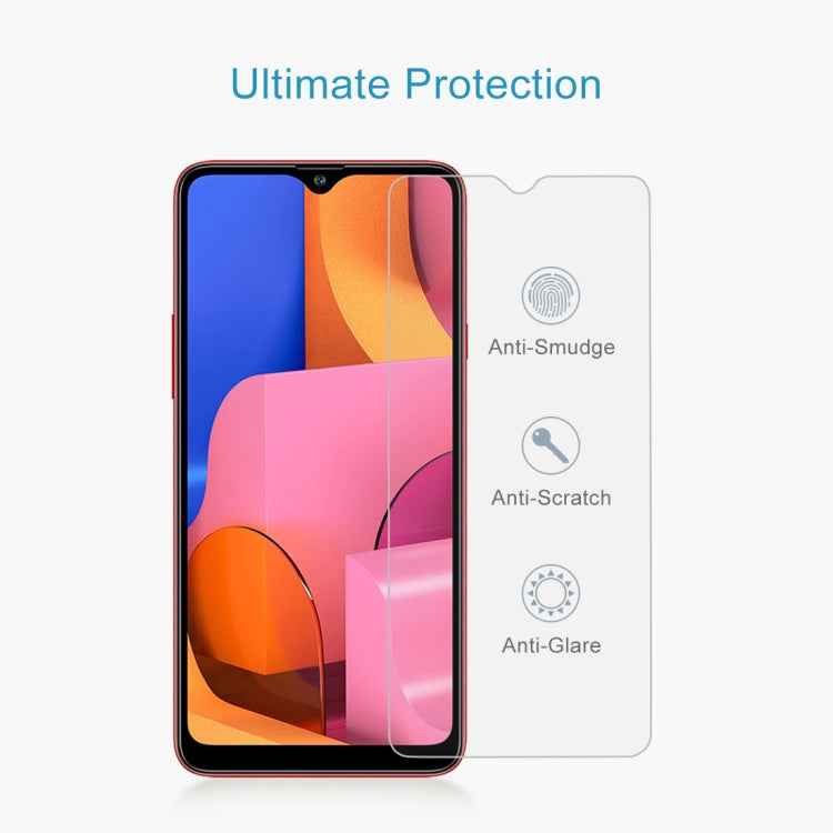 50 PCS 0.26mm 9H 2.5D Tempered Glass Film for Galaxy A20s