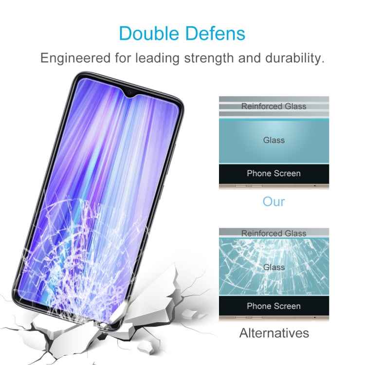 For Xiaomi Redmi Note 8 Pro 10 PCS 0.26mm 9H 2.5D Tempered Glass Film