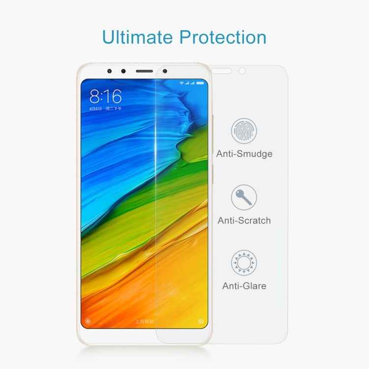 10 PCS for Xiaomi Redmi 5 0.26mm 9H Surface Hardness 2.5D Explosion-proof Tempered Glass Screen Film
