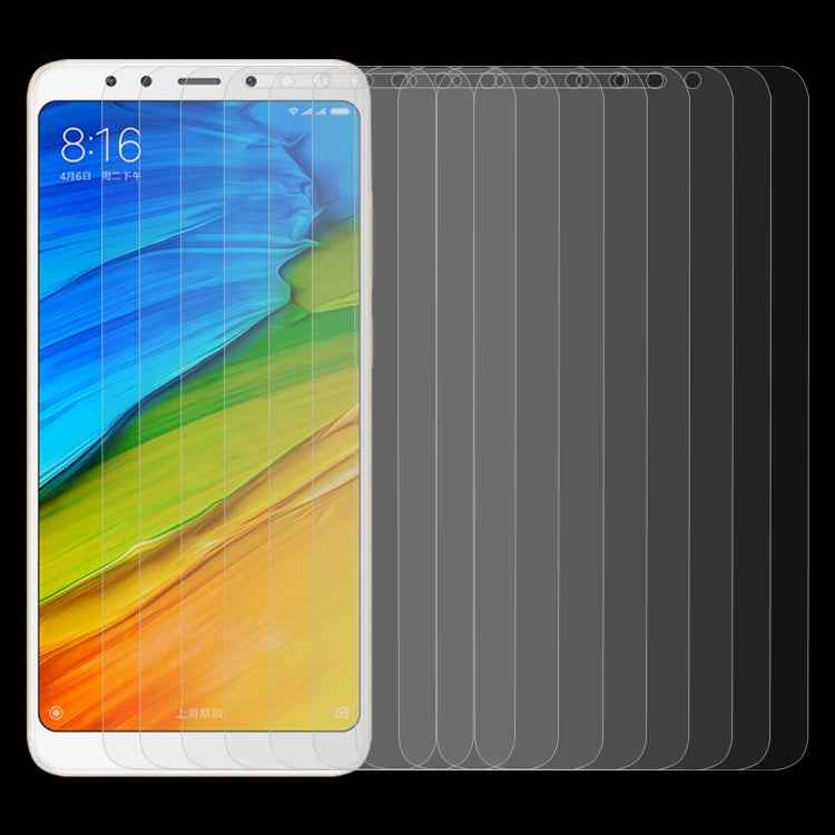 10 PCS for Xiaomi Redmi 5 0.26mm 9H Surface Hardness 2.5D Explosion-proof Tempered Glass Screen Film