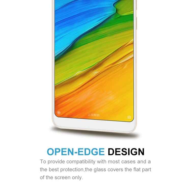 50 PCS for Xiaomi Redmi 5 0.26mm 9H Surface Hardness 2.5D Explosion-proof Tempered Glass Screen Film, No Retail Package