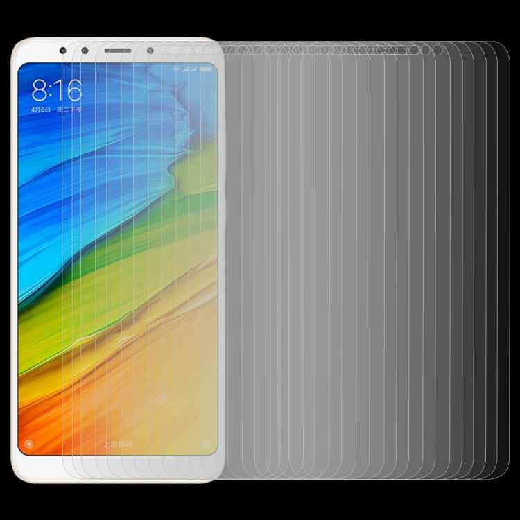 50 PCS for Xiaomi Redmi 5 0.26mm 9H Surface Hardness 2.5D Explosion-proof Tempered Glass Screen Film, No Retail Package
