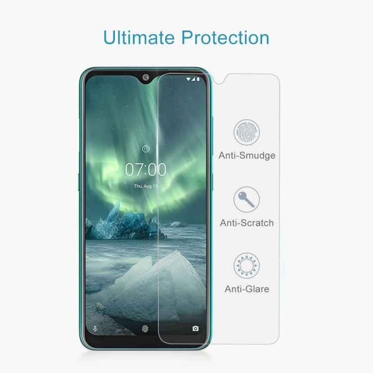 For Nokia 7.2 2.5D Non-Full Screen Tempered Glass Film