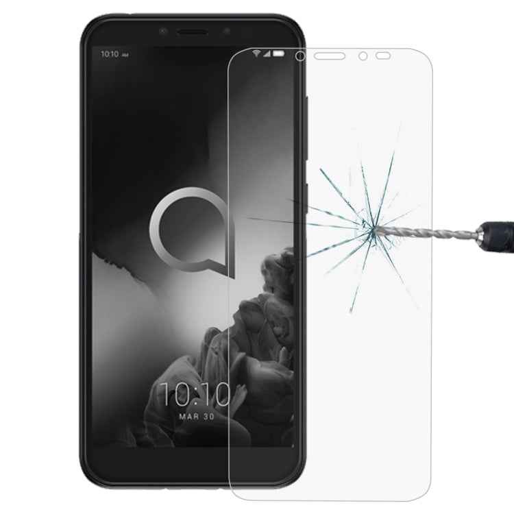 For Alcatel 1S (2019) 2.5D Non-Full Screen Tempered Glass Film