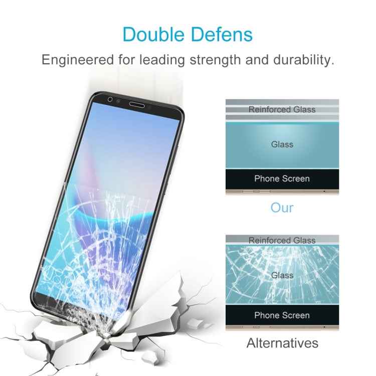 10 PCS 0.26mm 9H 2.5D Tempered Glass Film for Huawei Enjoy 8 / Honor 7C