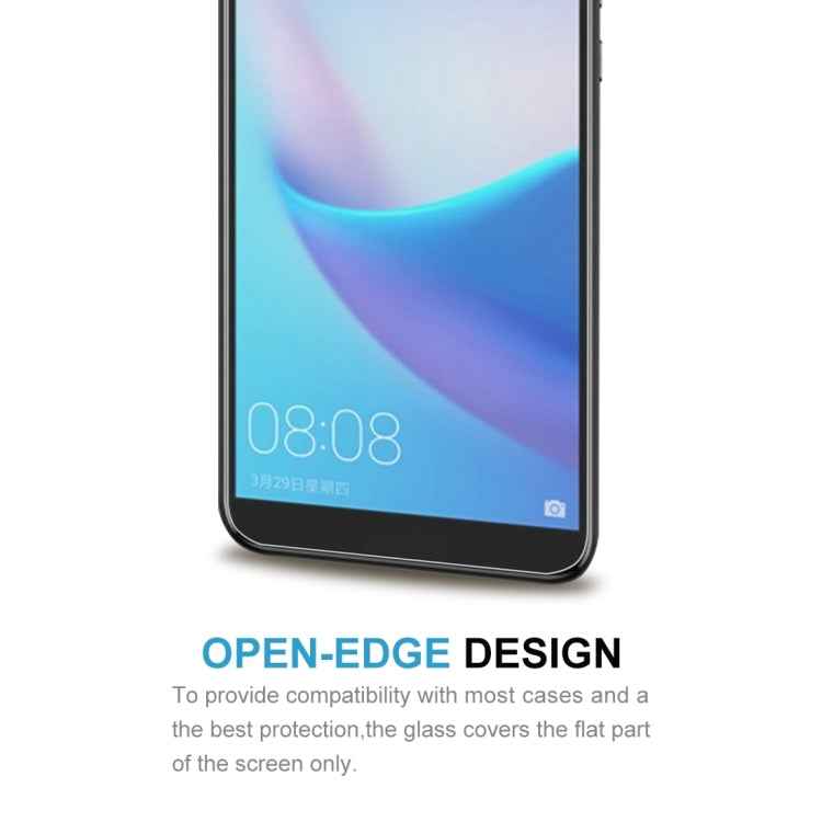 100 PCS 0.26mm 9H 2.5D Tempered Glass Film for Huawei Enjoy 8 / Honor 7C