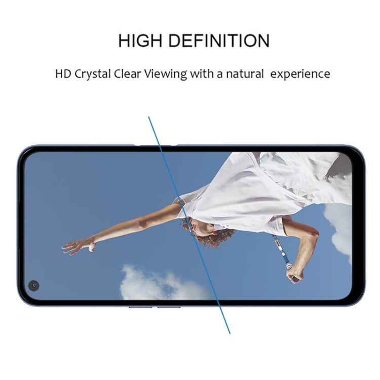 For OPPO A52 Full Glue Full Screen Tempered Glass Film