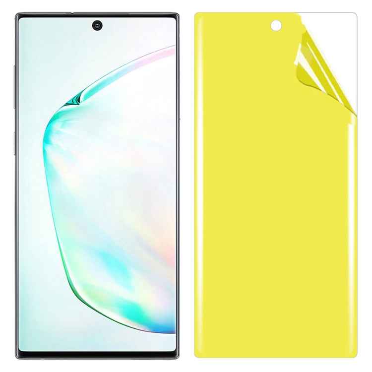 For Galaxy Note 10 Soft TPU Full Coverage Front Screen Protector