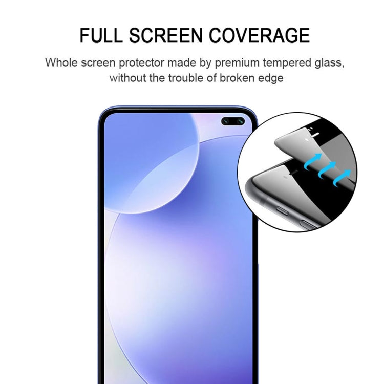 For Xiaomi Redmi K30 Full Glue Full Cover Screen Protector Tempered Glass Film