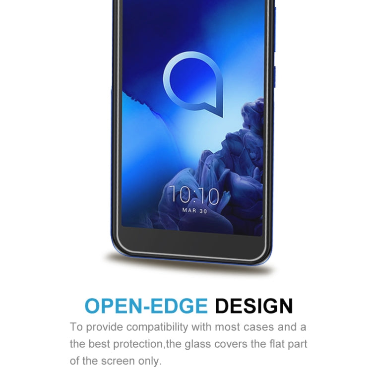 For Alcatel U5 2.5D Non-Full Screen Tempered Glass Film