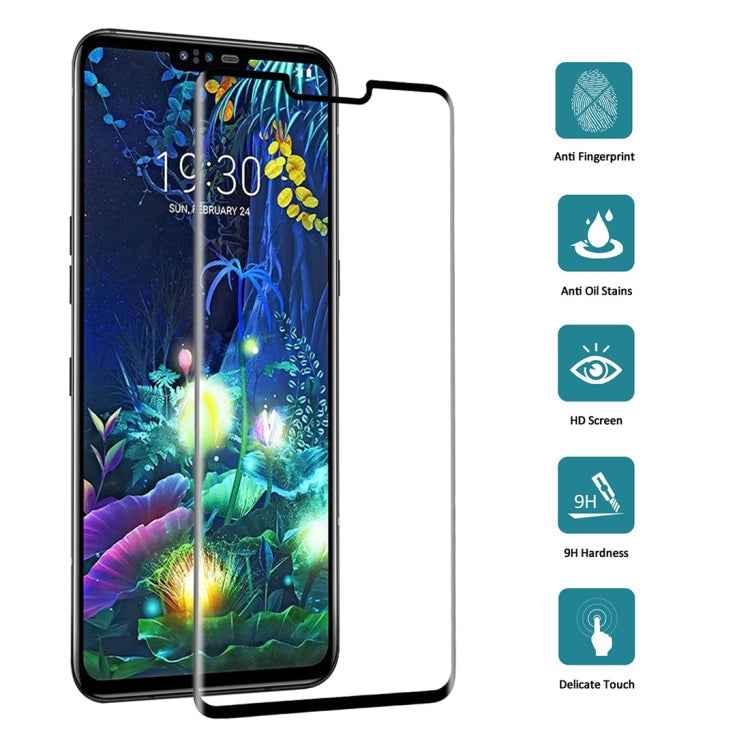 25 PCS 9H 3D Full Screen Tempered Glass Film for LG V50 ThinQ 5G