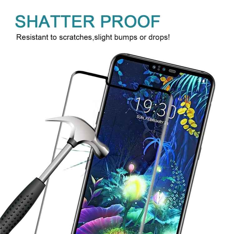 25 PCS 9H 3D Full Screen Tempered Glass Film for LG V50 ThinQ 5G