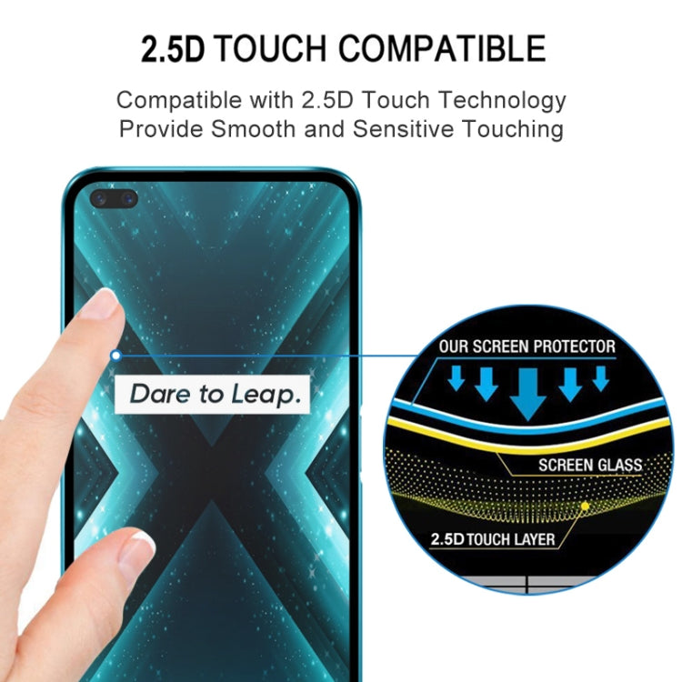 For OPPO Realme X3 25 PCS Full Glue Full Screen Tempered Glass Film, For OPPO Realme X3