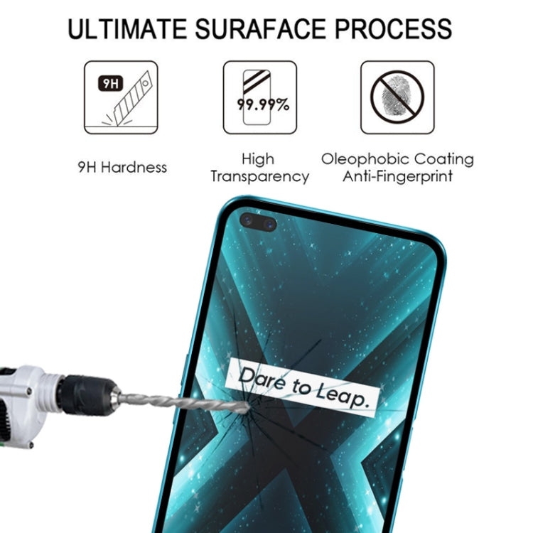 For OPPO Realme X3 25 PCS Full Glue Full Screen Tempered Glass Film, For OPPO Realme X3