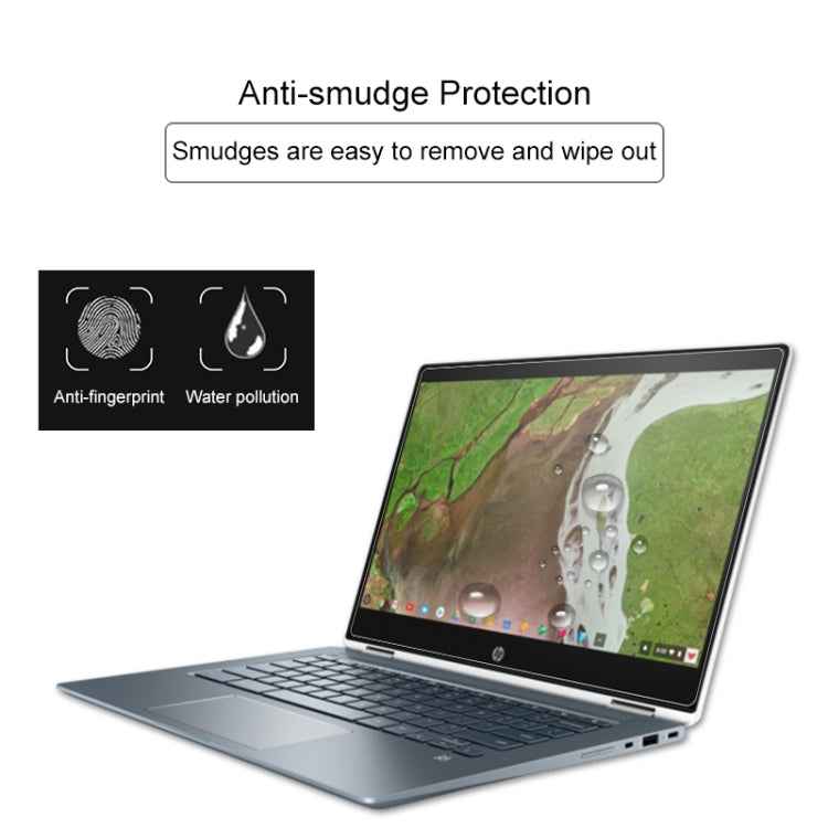 Laptop Screen HD Tempered Glass Protective Film for HP Chromebook x360 - 14-da0021nr 14 inch