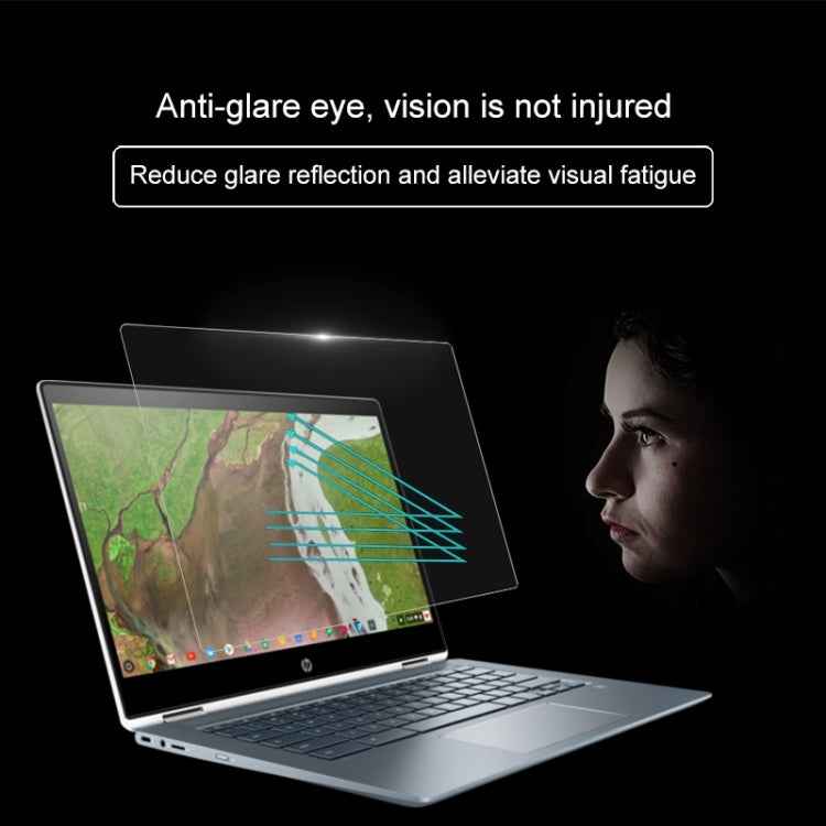 Laptop Screen HD Tempered Glass Protective Film for HP Chromebook x360 - 14-da0021nr 14 inch
