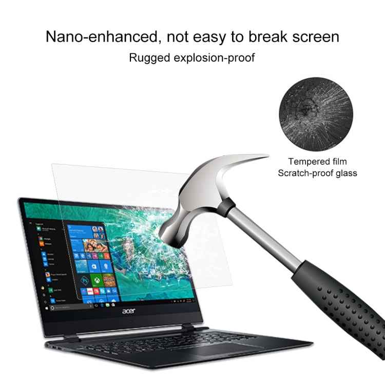 Laptop Screen HD Tempered Glass Protective Film for Acer Swift 7 Laptop - SF714-51T-M9H0 14 inch