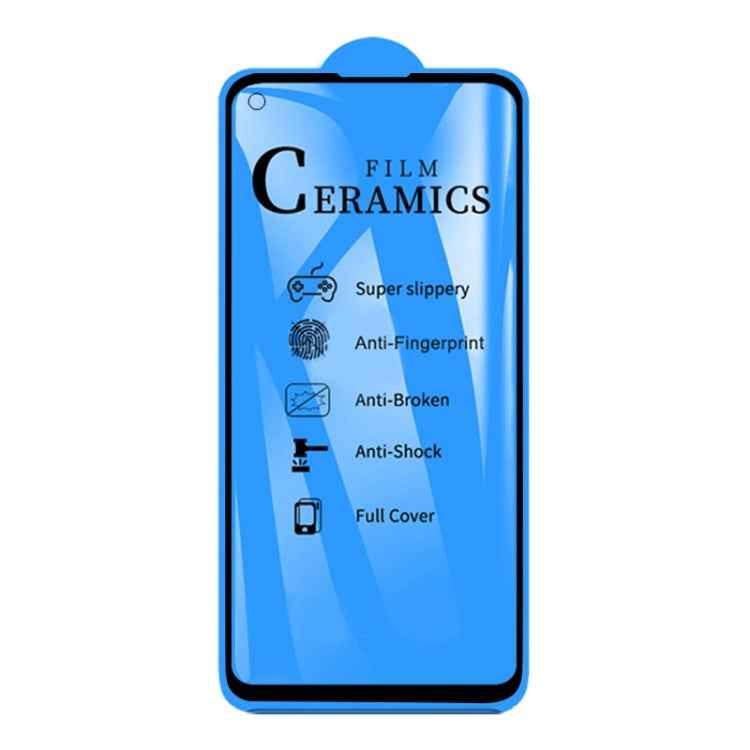 For Huawei P40 Lite 2.5D Full Glue Full Cover Ceramics Film