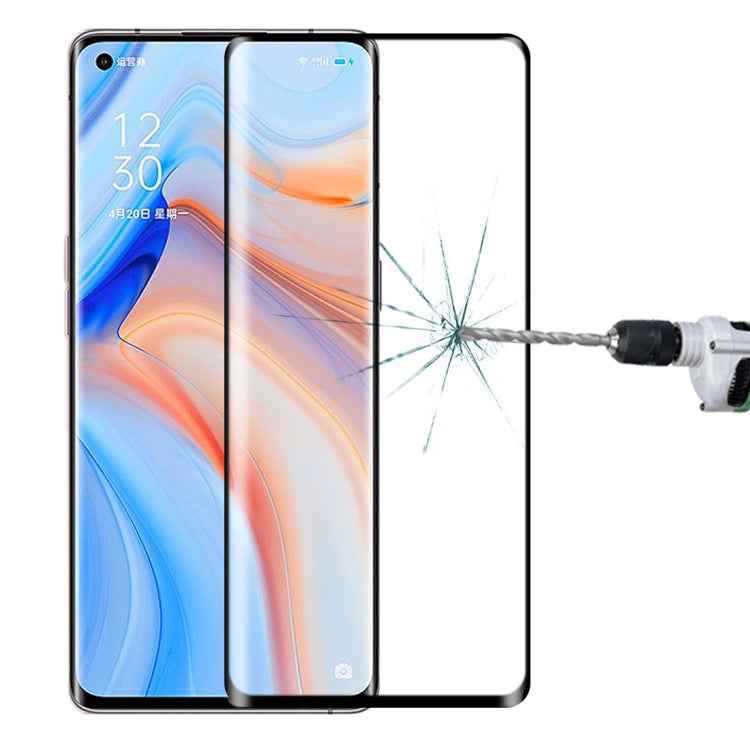 For OPPO Reno4 Pro 3D Curved Edge Full Screen Tempered Glass Film