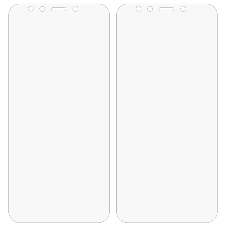 2 PCS 0.26mm 9H 2.5D Tempered Glass Film for Xiaomi Mi 6X & A2