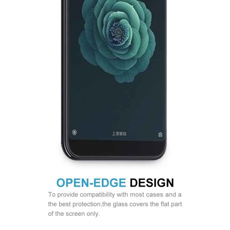 2 PCS 0.26mm 9H 2.5D Tempered Glass Film for Xiaomi Mi 6X & A2