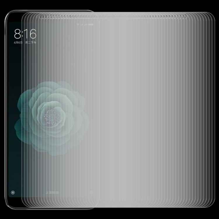 100 PCS 0.26mm 9H 2.5D Tempered Glass Film for Xiaomi Mi 6X & A2