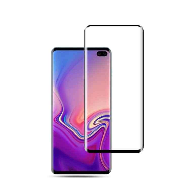 mocolo 0.33mm 9H 3D Round Edge Tempered Glass Film for Galaxy S10+, Fingerprint Unlock Is Not Supported