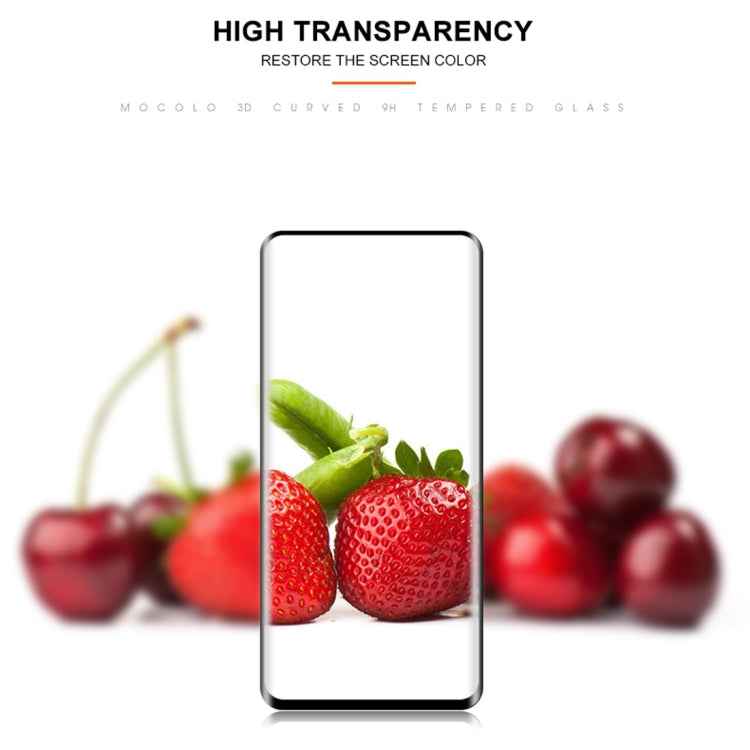 mocolo 0.33mm 9H 3D Round Edge Tempered Glass Film for Galaxy S10+, Fingerprint Unlock Is Not Supported
