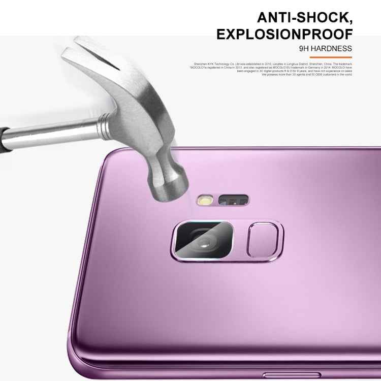 mocolo 0.15mm 9H 2.5D Round Edge Rear Camera Lens Tempered Glass Film for Galaxy S9