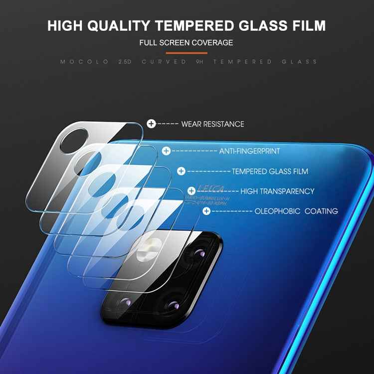 mocolo 0.15mm 9H 2.5D Round Edge Rear Camera Lens Tempered Glass Film for Huawei Mate 20 Pro