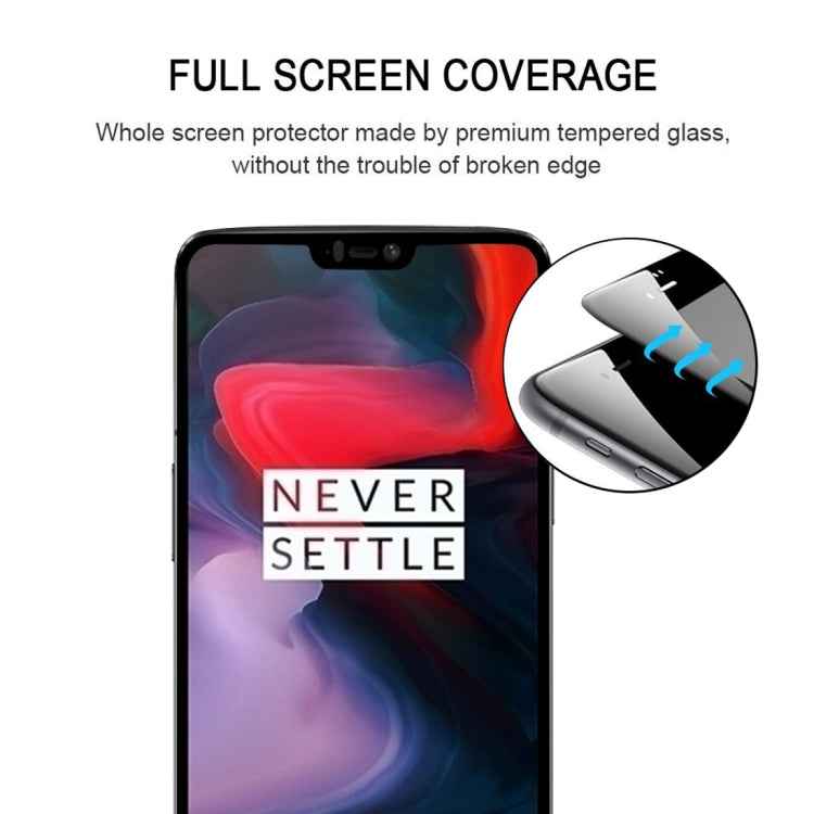 0.33mm 9H 2.5D Tempered Glass Film for OnePlus 6