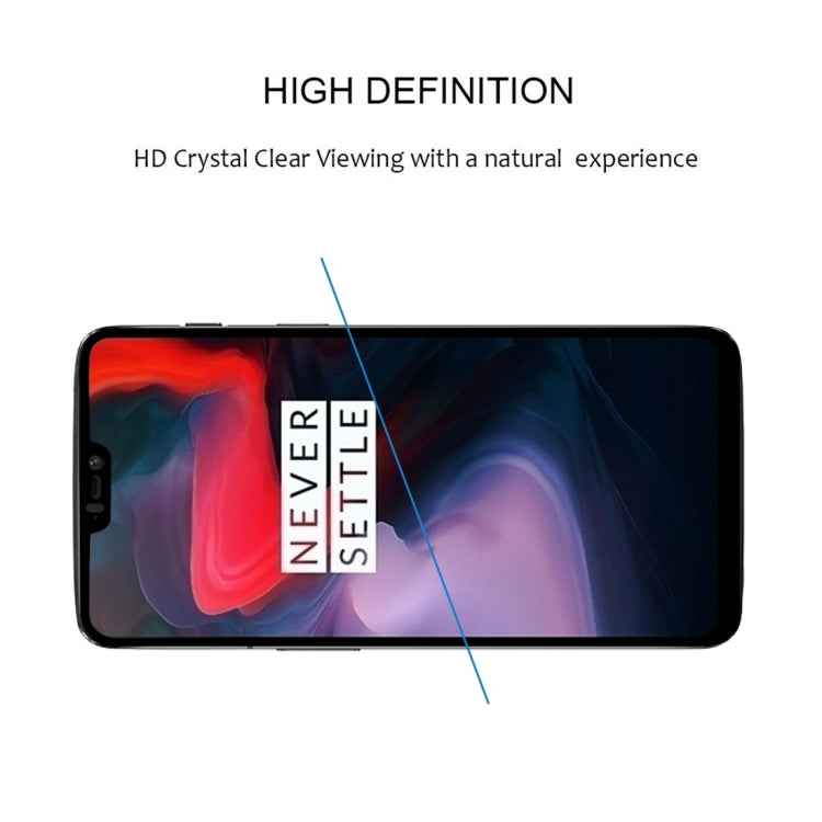 0.33mm 9H 2.5D Tempered Glass Film for OnePlus 6
