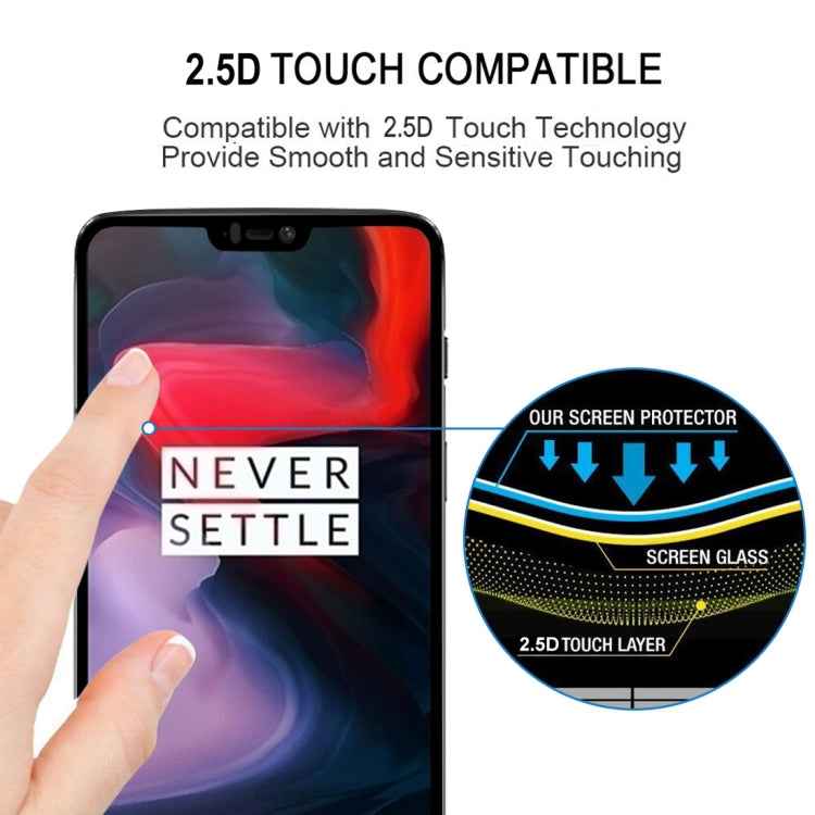 0.33mm 9H 2.5D Tempered Glass Film for OnePlus 6