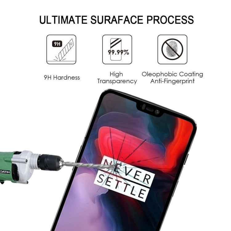 0.33mm 9H 2.5D Tempered Glass Film for OnePlus 6