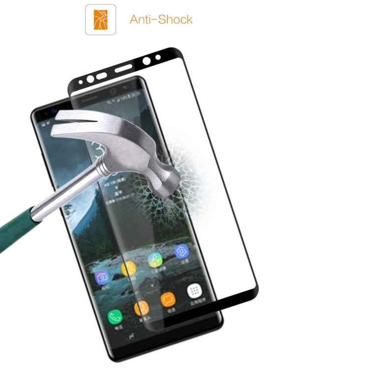 mocolo Full Glue 0.33mm 9H 3D Round Edge Tempered Glass Film for Galaxy Note8