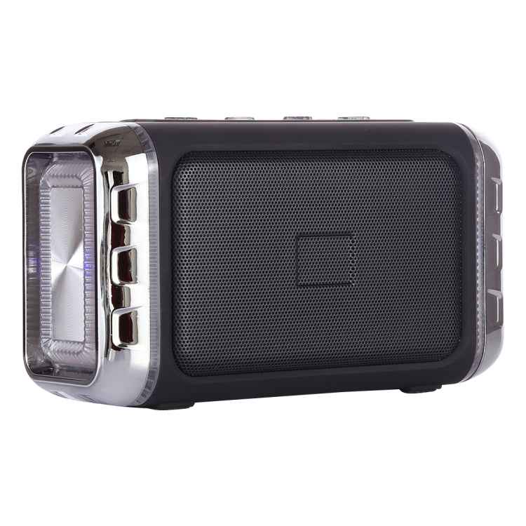 LN-22 DC 5V Portable Wireless Speaker with Hands-free Calling & Dual Colorful LED Light, Support USB & TF Card & 3.5mm Aux