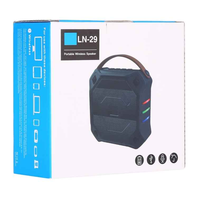 LN-29 DC 5V Portable Wireless Speaker with Hands-free Calling, Support USB & TF Card