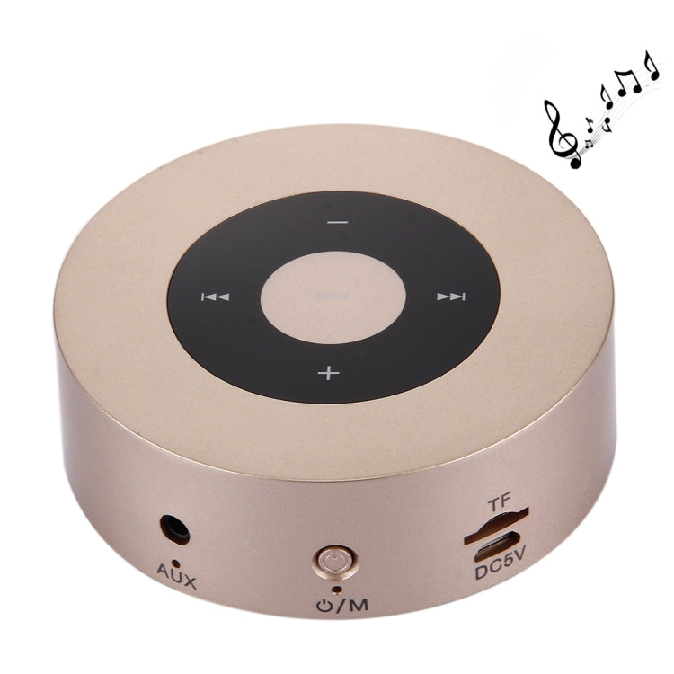 A8 Portable Stereo Bluetooth Speaker Built-in MIC, Support Hands-free Calls / TF Card / AUX IN, Pink, Grey, Red, Silver, Gold