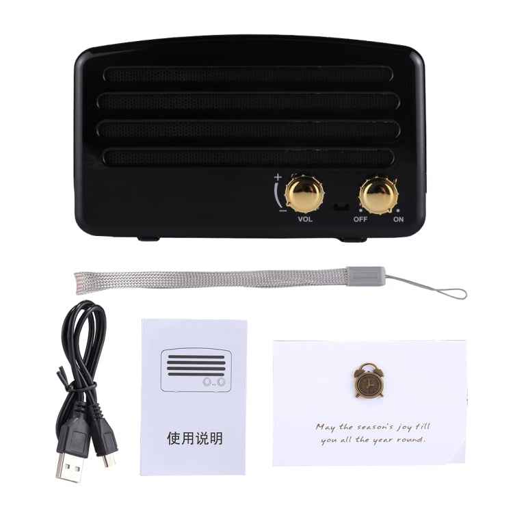 Built-in MIC, Support Hands-free Calls & TF Card & AUX IN & FM, Bluetooth Distance: 10m