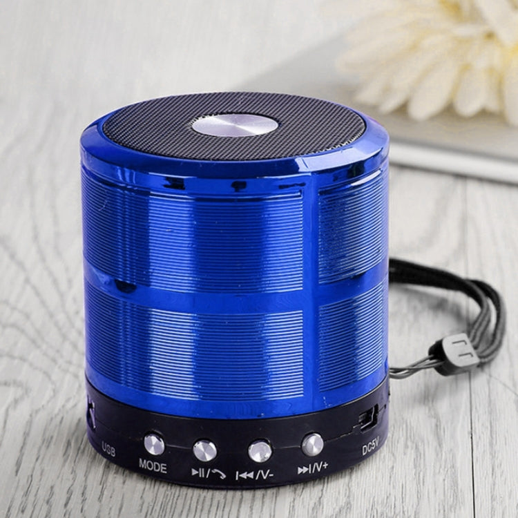 WS-887 Bluetooth Speaker with Lanyard, Support Hands-free Call & FM & U Disk & TF Card & AUX
