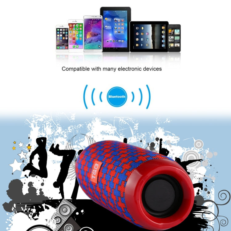with Built-in MIC, Support Hands-free Calls & TF Card & AUX IN & FM, Bluetooth Distance: 10m, TG117, TG1127